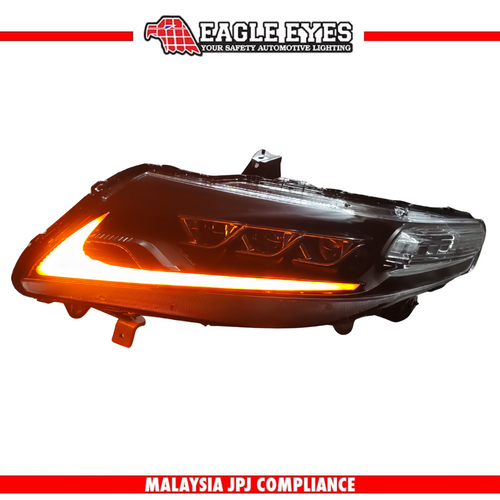 HONDA CITY GM2/GM3 2008-2014 LED PROJECTOR HI-LO BEAM SEQUENTIAL SIGNAL WELCOME LIGHT DEMON EYES DYNAMIC STYLE HEADLAMP