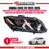 HONDA CIVIC FB 2012-2015 WELCOME LIGHT LED PROJECTOR HI LO BEAM ONE TOUCH BLUE RED DEMON EYES SEQUENTIAL SIGNAL LAMBOGHINI STYLE HEADLAMP