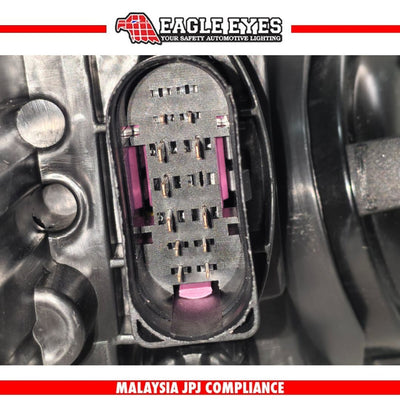 AUDI TT MK2 2008-2014 WELCOME LIGHT ONE TOUCH BLUE PROJECTOR HI-LO BEAM SEQUENTIAL SIGNAL (DOUBLE L DESIGN) HEADLAMP