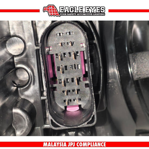 AUDI TT MK2 2008-2014 WELCOME LIGHT ONE TOUCH BLUE PROJECTOR HI-LO BEAM SEQUENTIAL SIGNAL (DOUBLE L DESIGN) HEADLAMP