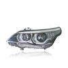 BMW 5 SERIES E60 2003 -2007 PROJECTOR HID LO-BEAM LED HEXAGON ANGLE EYES HEADLAMP COMPITABLE FOR PRE FACELIFT MODEL