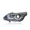 BMW 5 SERIES E60 2003 -2007 PROJECTOR HID LO-BEAM LED HEXAGON ANGLE EYES HEADLAMP COMPITABLE FOR PRE FACELIFT MODEL