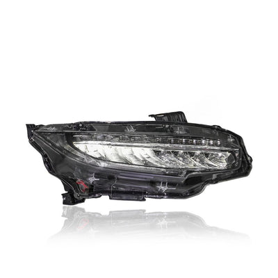 HONDA CIVIC FC 2016-2021 LED HI-LO BEAM SEQUENTIAL SIGNAL WELCOME LIGHT ONE TOUCH BLUE V2 HEADLAMP