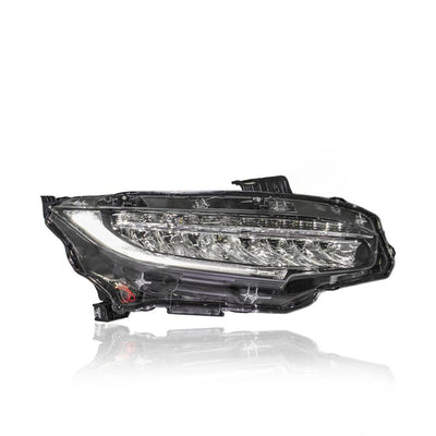 HONDA CIVIC FC 2016-2021 LED HI-LO BEAM SEQUENTIAL SIGNAL WELCOME LIGHT ONE TOUCH BLUE V2 HEADLAMP