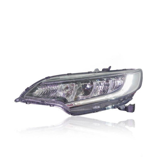 HONDA JAZZ/FIT GK5 2013-2020 LED HI-LO BEAM SEQUENTIAL SIGNAL WELCOME LIGHT ONE TOUCH BLUE RS STYLE V4 HEADLAMP