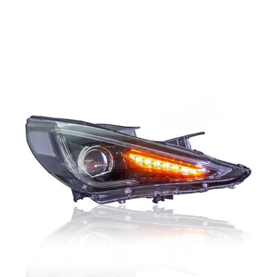 HYUNDAI SONATA I45 YF 2010-2015 PROJECTOR LED HI-LO BEAM SEQUENTIAL SIGNAL HEADLAMP