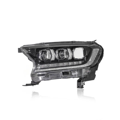 FORD RANGER 2016-2019 T7 T8 XL XLT WILDTRAK RAPTOR MK1 MK2 PROJECTOR LED HI-LO BEAM SEQUENTIAL SIGNAL ONE TOUCH BLUE WELCOME LIGHT HEADLAMP