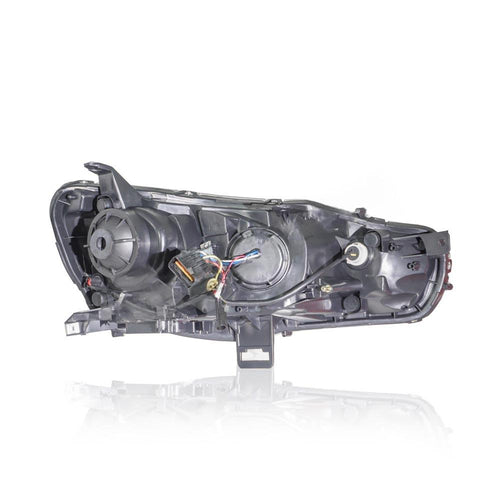 MITSUBISHI LANCER 2008-2015 PROJECTOR LED HI-LO BEAM SEQUENTIL SIGNAL RED DEMON EYES HEADLAMP