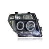 NISSAN NAVARA D40 2005-2009 PROJECTOR LED ANGLE EYES HEADLAMP