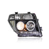 NISSAN NAVARA D40 2005-2009 PROJECTOR LED ANGLE EYES HEADLAMP