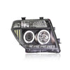 NISSAN NAVARA D40 2005-2009 PROJECTOR LED ANGLE EYES HEADLAMP