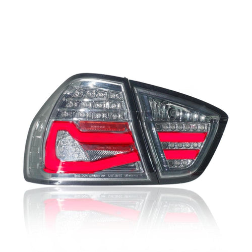 BMW 3 SERIES E90 2005-2008 LED LIGHT BAR TAILLAMP SMOKE LENS