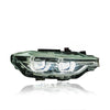 BMW 3 SERIES F30 F35 2011-2019 LED HI-LO BEAM ANGLE EYES LCI DESIGN HEADLAMP COMPITABLE PRE FACELIFT MODEL