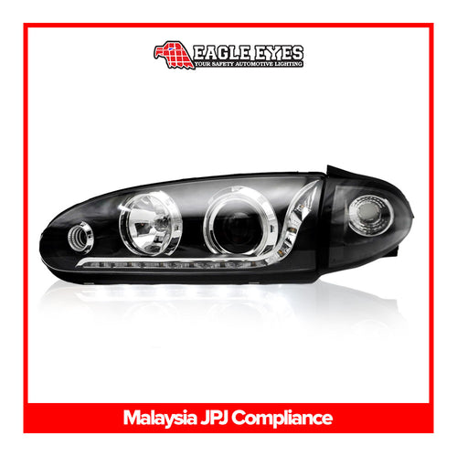 PROTON WIRA 1993-2009 PROJECTOR LED DRL SEQUENTIAL SIGNAL HEADLAMP