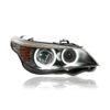 BMW 5 SERIES E60 2003-2007 PROJECTOR COOL LOOK ANGLE LED HI-LO BEAM EYES COMPITABLE FOR PRE FACELIFT MODEL HEADLAMP