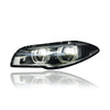 BMW 5 SERIES F10 F18 2010-2017 LED HI-LO BEAM ANGLE EYES DRL LCI DESIGN HEADLAMP COMPITABLE PRE FACELIFT MODEL