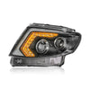 FORD RANGER T6 2011-2015 PROJECTOR LED SEQUENTIAL SIGNAL HEADLAMP