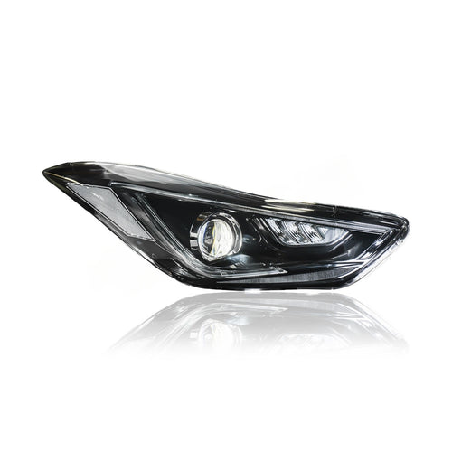 HYUNDAI ELANTRA MD 2010-2015 PROJECTOR LED SIGNAL DRL RED DEMON EYES HEADLAMP