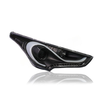 HYUNDAI VELOSTER 2010-2015 PROJECTOR LED SEQUENTIAL SIGNAL HEADLAMP