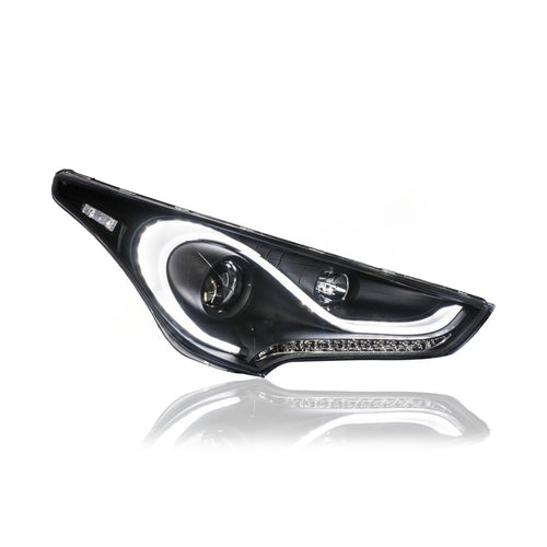 HYUNDAI VELOSTER 2010-2015 PROJECTOR LED SEQUENTIAL SIGNAL HEADLAMP
