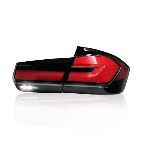 BMW 3 SERIES F30/F35 2012-2019 LED SEQUENTIAL SIGNAL WELCOME LIGHT TAILLAMP (SMOKE/RED LIGHT BAR)