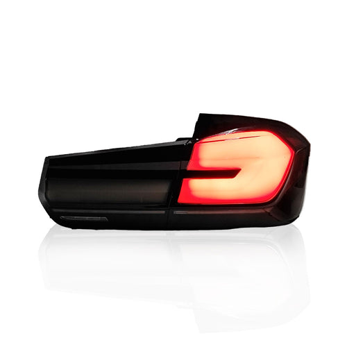 BMW 3 SERIES F30/F35 2012-2018 LED SEQUENTIAL SIGNAL WELCOME LIGHT TAILLAMP (SMOKE/WHITE LIGHT BAR)