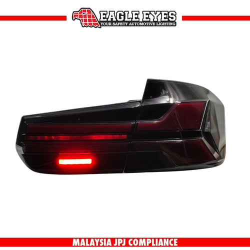 BMW 3 SERIES F30/F35 2011-2019 LED SEQUENTIAL SIGNAL WELCOME LIGHT SMOKE RED LIGHT BAR TAILLAMP