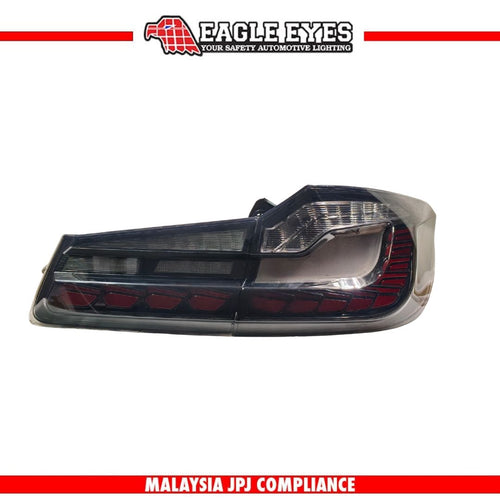 BMW 5 SERIES G30 G38 2017-2021 LED SEQUENTIAL SIGNAL WELCOME LIGHT DRAGON SCALE STYLE SMOKE CLEAR LIGHT BAR TAILLAMP