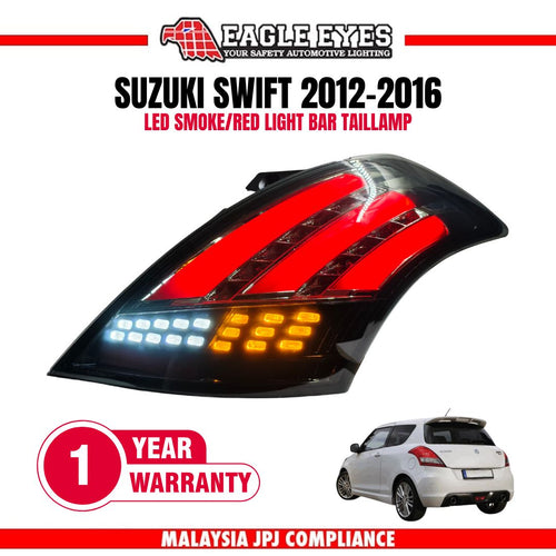SUZUKI SWIFT 2012-2016 LED SMOKE/RED LIGHT BAR TAILLAMP