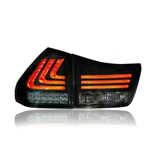 LEXUS RX270/350 2004-2012 LED SEQUENTIAL SIGNAL BLACK/CLEAR TAILLAMP