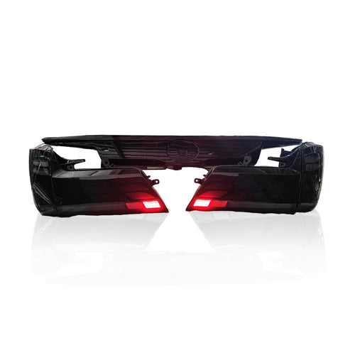 TOYOTA ALPHARD VELLFIRE 2015-2023 LED SEQUENTIAL SIGNAL WELCOME LIGHT SMOKE TAILLAMP WITH GARNISH