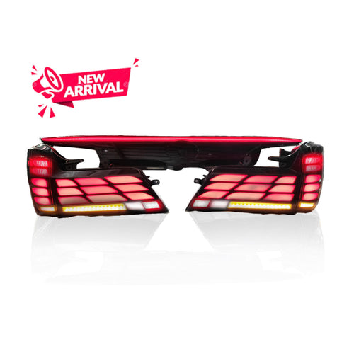 TOYOTA ALPHARD VELLFIRE 2015-2023 LED SEQUENTIAL SIGNAL WELCOME LIGHT SMOKE TAILLAMP WITH GARNISH