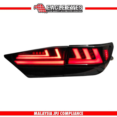 LEXUS ES200/ES250/ES300 2013-2017 LED SEQUENTIAL SIGNAL RED SMOKE LIGHTBAR TAILLAMP