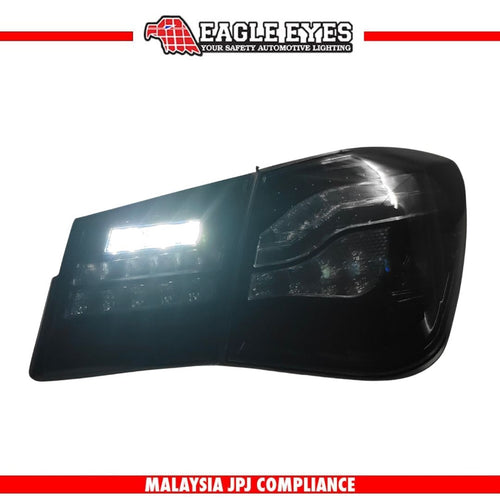 CHEVROLET CRUZE 2010-2015 LED SEQUENTIAL SIGNAL DRAGON SCALE RED SMOKE LIGHT BAR TAILLAMP