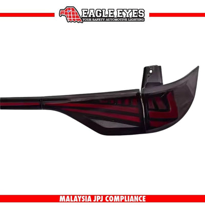 TOYOTA PREVIA/ESTIMA AERAS ACR50 2006-2015 LED SEQUENTIAL SIGNAL WELCOME LIGHT RED SMOKE LIGHT BAR TAILLAMP