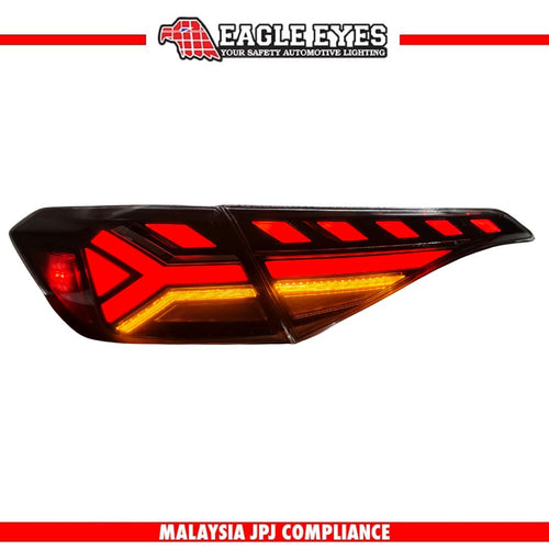 HONDA CIVIC FE 2021-2025 SEQUENTIAL SIGNAL WELCOME LIGHT AUDI DESIGN DYNAMIC RED TAILLAMP