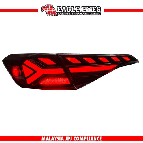 HONDA CIVIC FE 2021-2025 SEQUENTIAL SIGNAL WELCOME LIGHT AUDI DESIGN DYNAMIC RED TAILLAMP