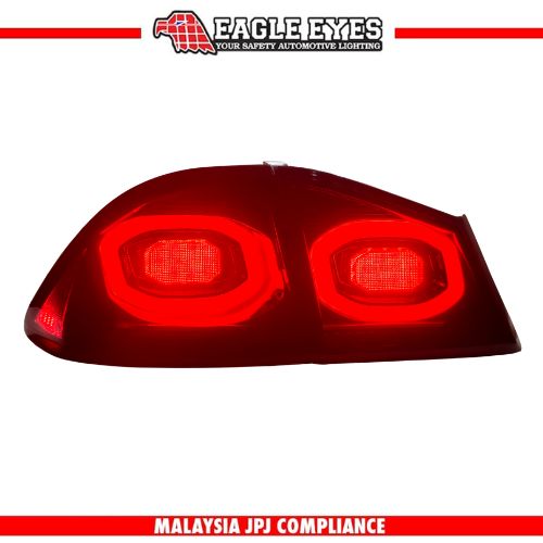 HONDA CIVIC FD 2006-2011 V2 DYNAMIC LED SEQUENTIAL SIGNAL WELCOME LIGHT SMOKE RED LIGHT BAR TAILLAMP