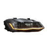 VOLKSWAGEN POLO VENTO 2009-2018 PROJECTOR LED HI-LO BEAM SEQUENTIAL SIGNAL WELCOME LIGHT DRL HEADLAMP