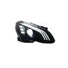 MERCEDES BENZ C-CLASS W204 2012-2014 PROJECTOR LED HI-LO BEAM SEQUENTIAL SIGNAL WELCOME LIGHT HEADLAMP