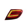 MERCEDES BENZ C-CLASS W204 2007-2014 LED SEQUENTIAL SIGNAL WELCOME LIGHT RED TAILLAMP