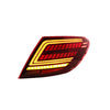 MERCEDES BENZ C-CLASS W204 2007-2014 LED SEQUENTIAL SIGNAL WELCOME LIGHT RED TAILLAMP