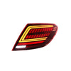 MERCEDES BENZ C-CLASS W204 2007-2014 LED SEQUENTIAL SIGNAL WELCOME LIGHT RED TAILLAMP