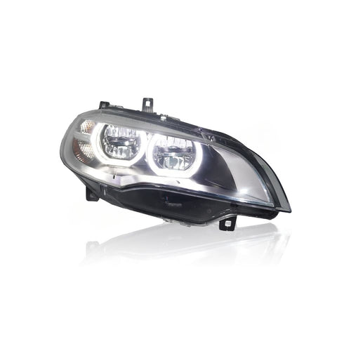BMW X6 E71 2008-2014 LED HI-LO BEAM ANGLE EYES LCI DESIGN HEADLAMP