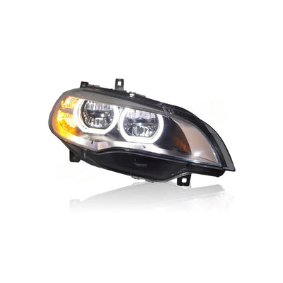 BMW X6 E71 2008-2014 LED HI-LO BEAM ANGLE EYES LCI DESIGN HEADLAMP
