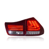 LEXUS RX270/350 2004-2012 LED SEQUENTIAL SIGNAL RED/SMOKE TAILLAMP