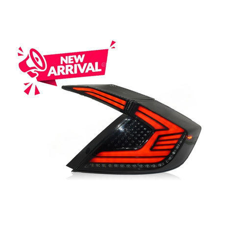 HONDA CIVIC FC 2016-2021 LED SEQUENTIAL SIGNAL WELCOME LIGHT SMOKE TAILLAMP V7