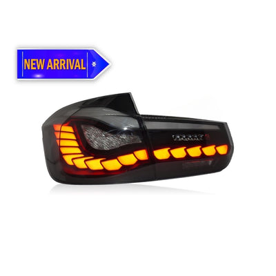 BMW 3 SERIES F30 2012-2019 LED SEQUENTIAL SIGNAL TAILLAMP M4 GTS STYLE COMPATIBLE PRE-FACELIFT/FACELIFT MODEL