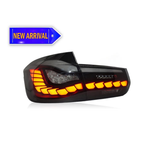 BMW 3 SERIES F30 2012-2019 LED SEQUENTIAL SIGNAL TAILLAMP M4 GTS STYLE COMPATIBLE PRE-FACELIFT/FACELIFT MODEL
