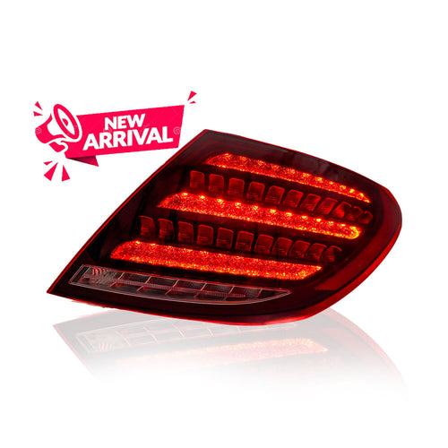 MERCEDES BENZ C-CLASS W204 2014-2017 LED SEQUENTIAL SIGNAL WELCOME LIGHT RED TAILLAMP
